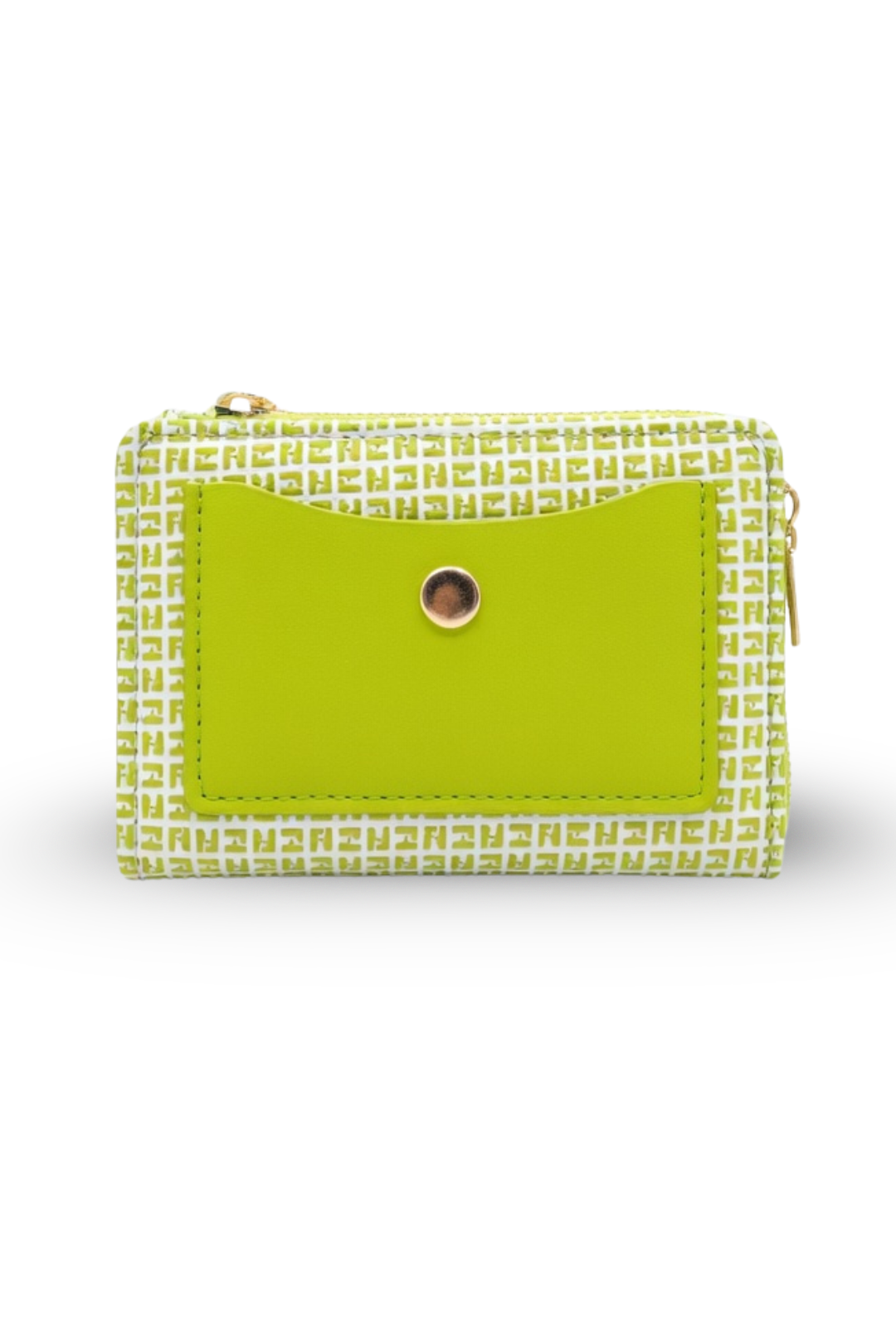 Pattern Trim Card Wallet