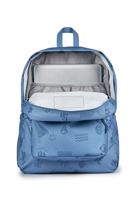 Jansport Superbreak Plus Sunny Sketches Blue