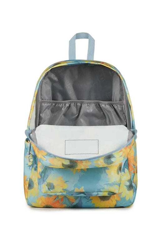 Jansport Superbreak Plus Surreal Sunflowers Blue Dusk