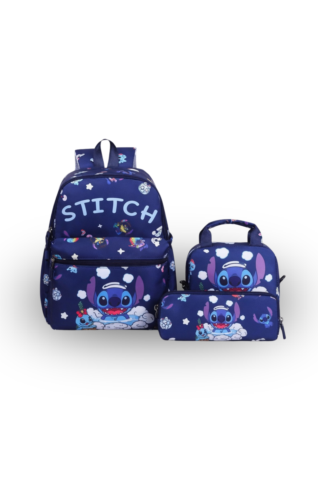 Kids 4-Piece Stitch Backpack Set