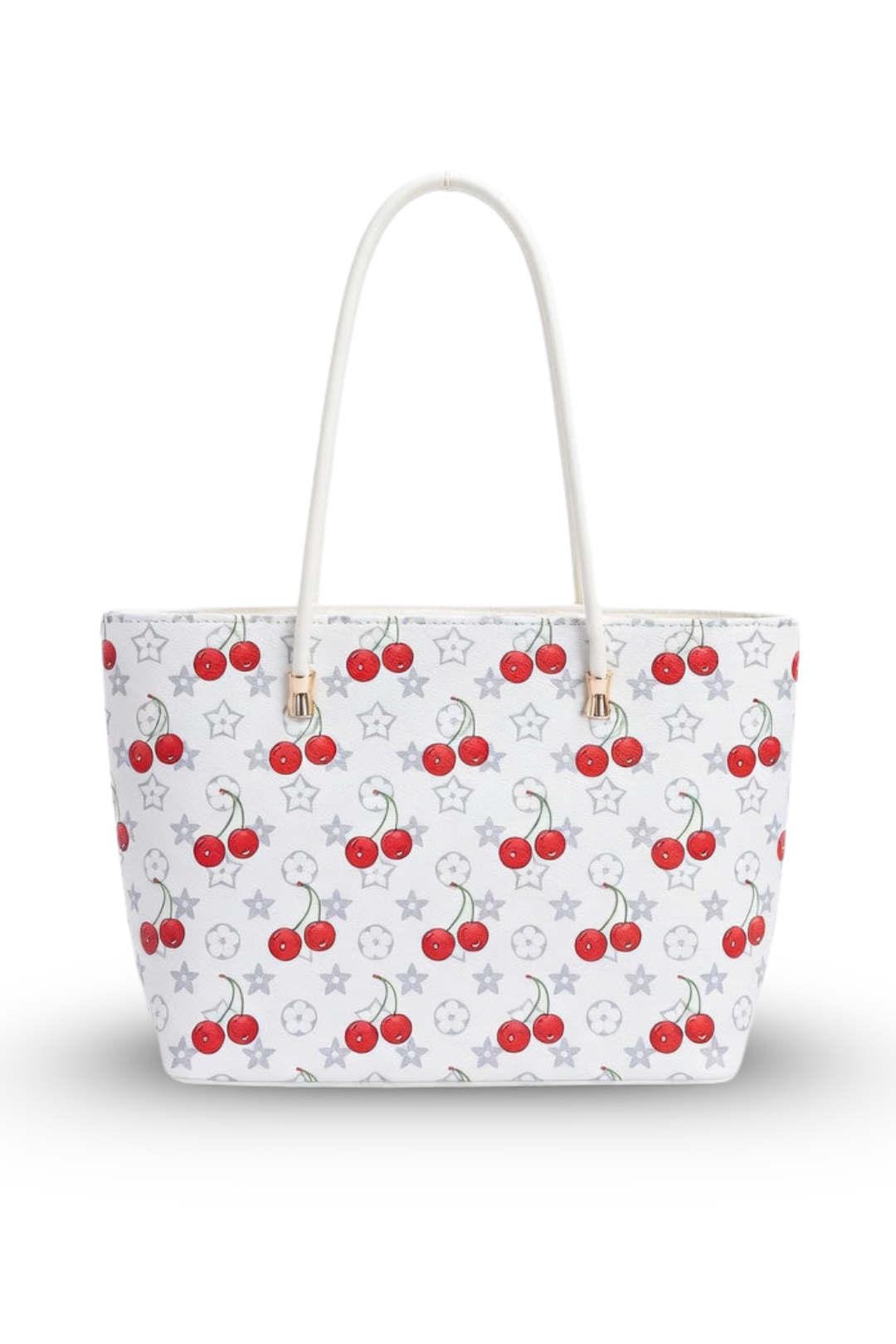 Cherry Print Tote Bag