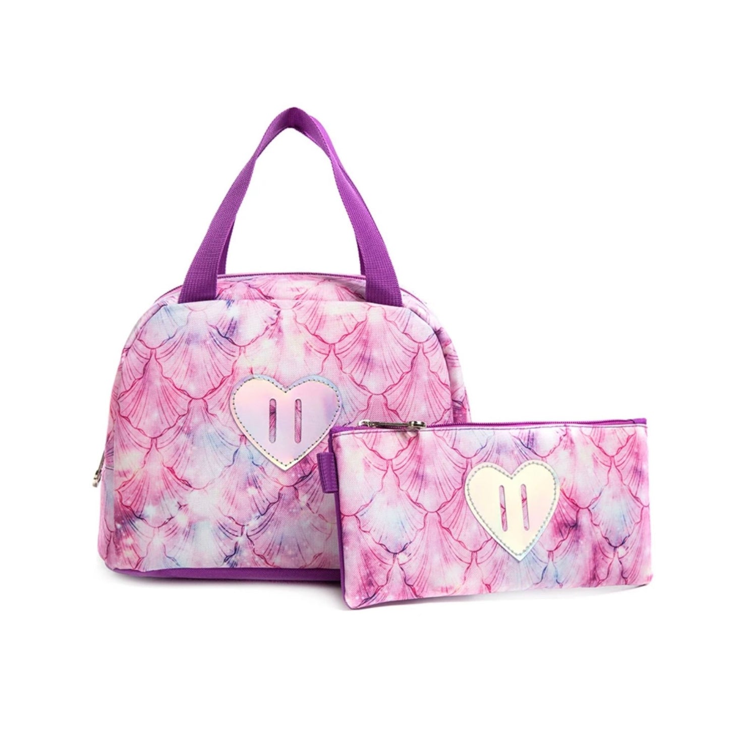 Mermaid Pop- it 3-Piece Backpack Set