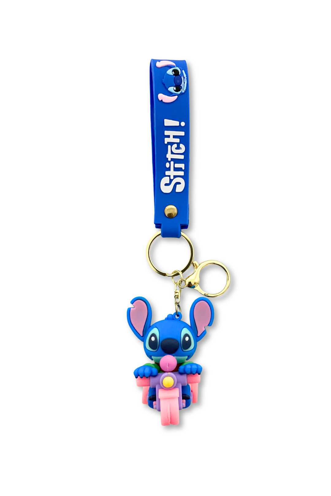 C80 Silicone 3D Stitch Keychain