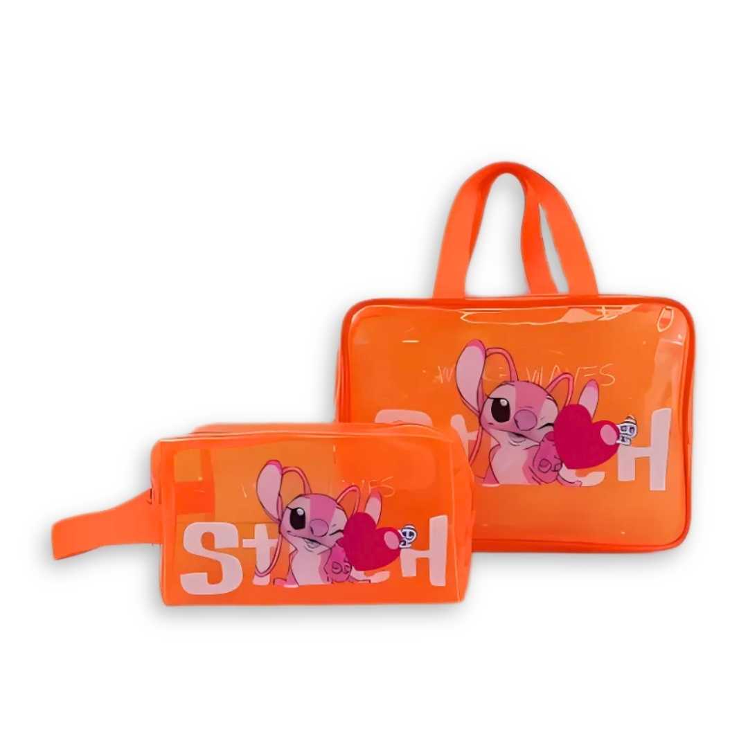 AB194 Lilo & Stitch 2-Piece Multipurpose Pouch Set