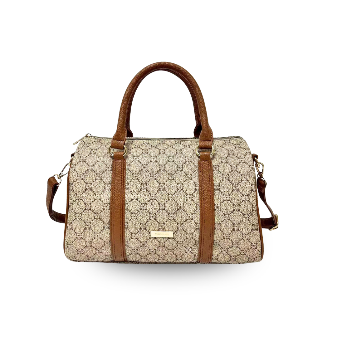Bosalina Floral Print Satchel Bag