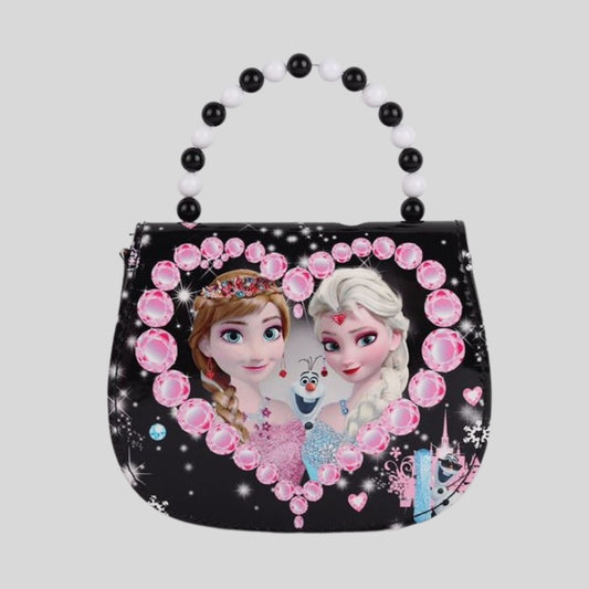 Black Frozen Handbag / Crossbody