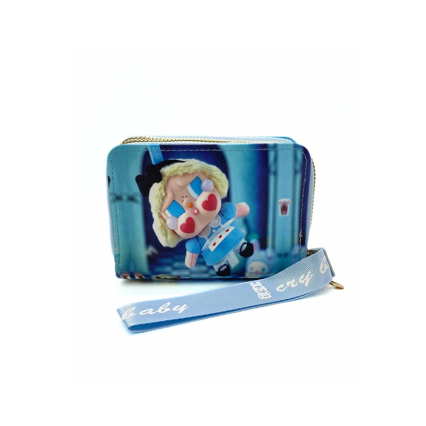 S3895 Crybaby Mini Wallet with Wristlet strap