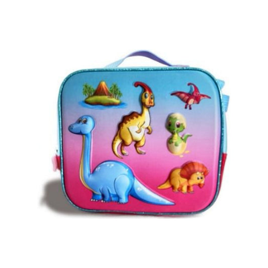 HX01568 Girls Dinosaur Insulated Lunch Bag