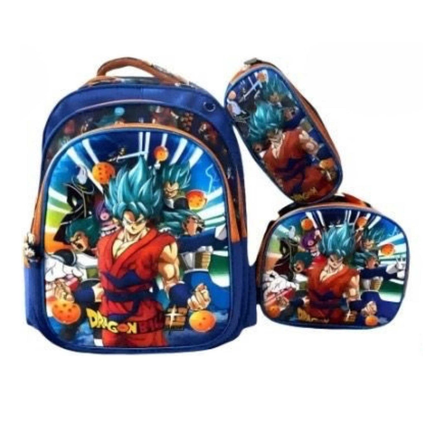 G618 Dragon Ball 3-piece Backpack Set