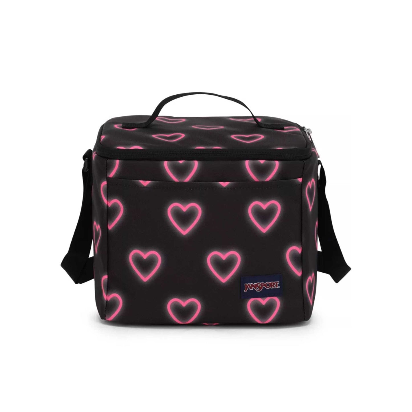 Jansport Super Snack Happy Hearts Black