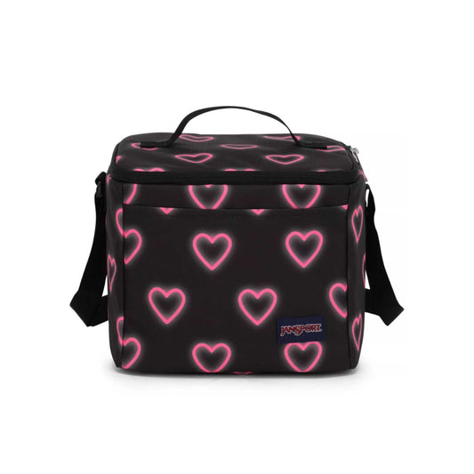 Jansport Super Snack Happy Hearts Black