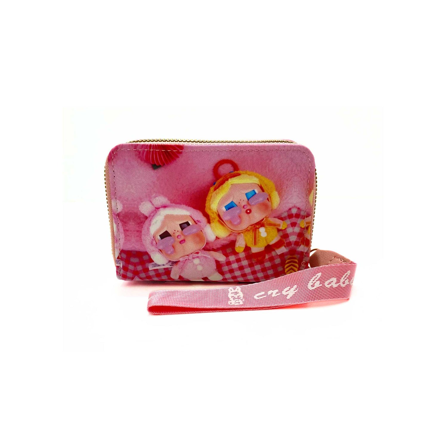 S3895 Crybaby Mini Wallet with Wristlet strap