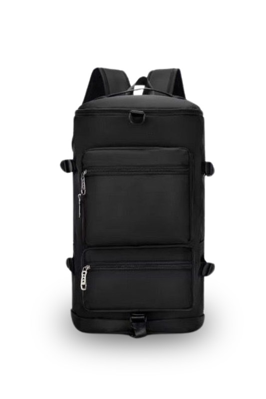 Convertible Travel Duffle Backpack with Multi-Pocket Storage