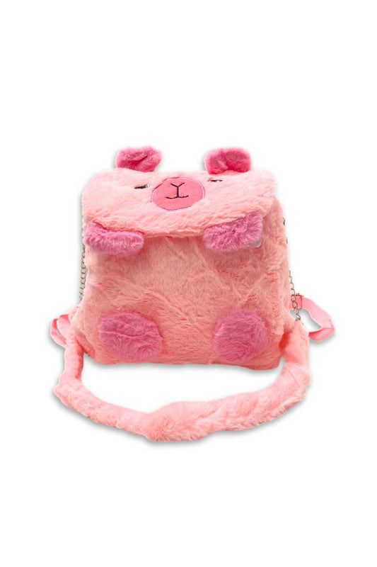 G692 Plush Capybara Convertible Backpack