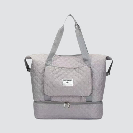 Grey Tote Bag / Duffel Bag