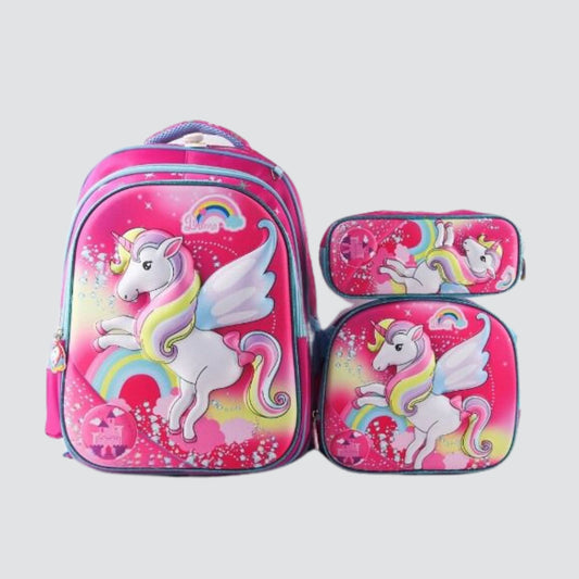 G3026 Unicorn 3-Piece Backpack / Trolley Set