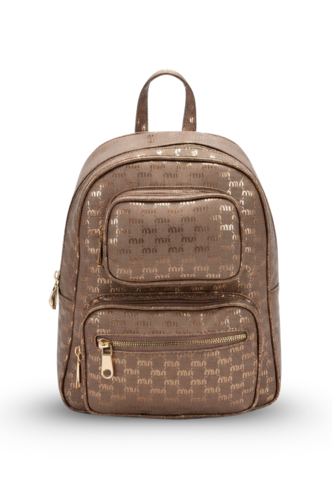 Shiny Patterned Mini Backpack