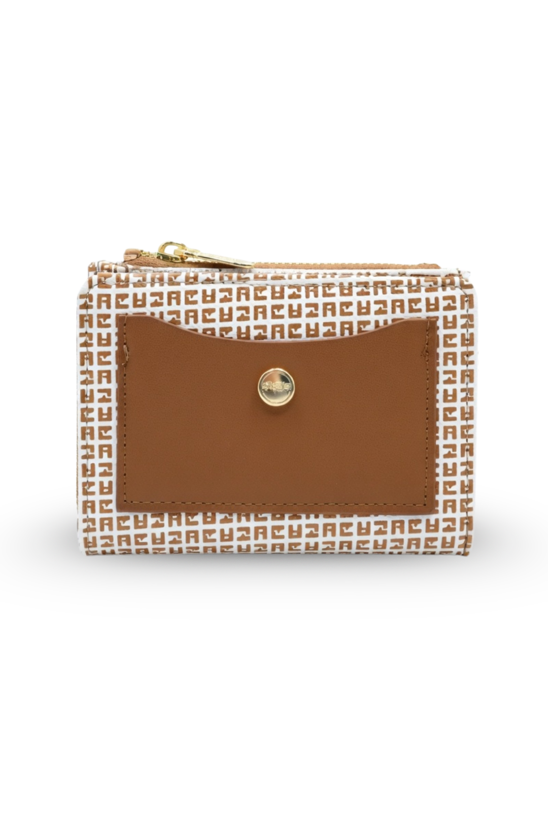 Pattern Trim Card Wallet