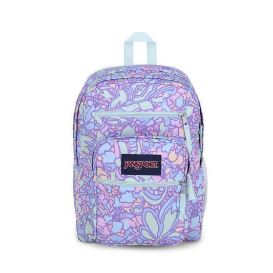 Jansport Big Student Fluid Floral Pastel Lilac