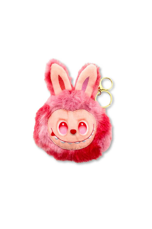 C55 Labubu Plush Keychain Pouch