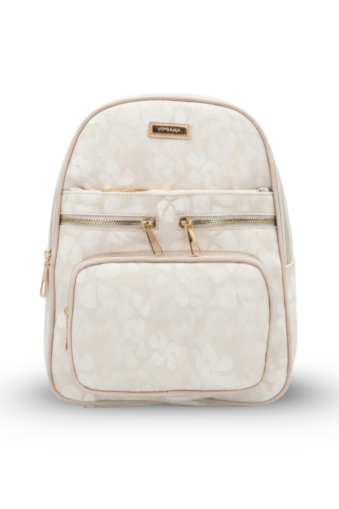 Elegant Floral Textured Backpack