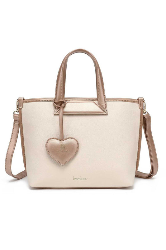 Bosalina Handbag with Heart Keychain