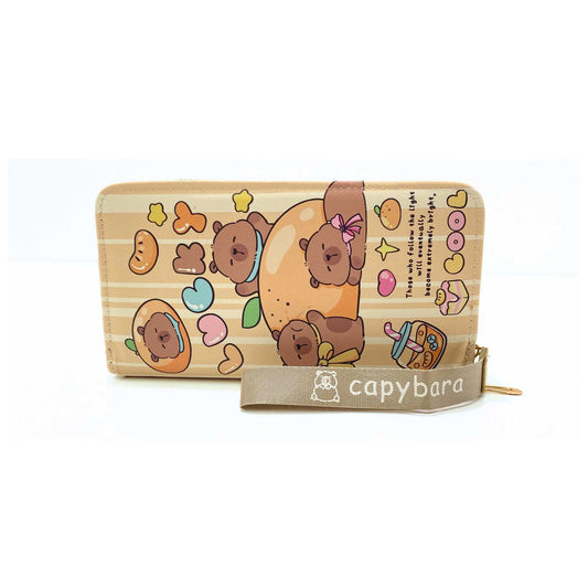 S3893 Capybara Wallet with Wristlet strap