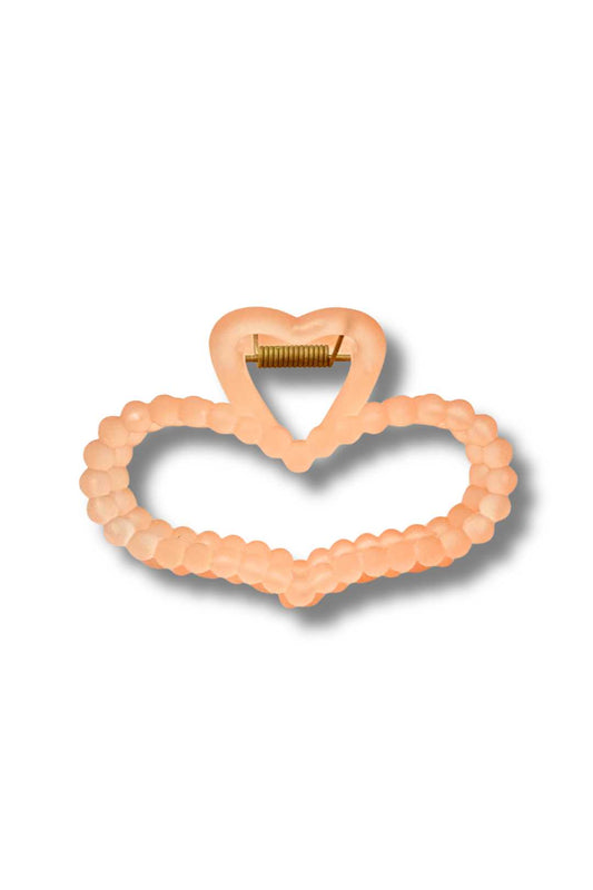 457 Heart-Shaped Hair Claw Clip