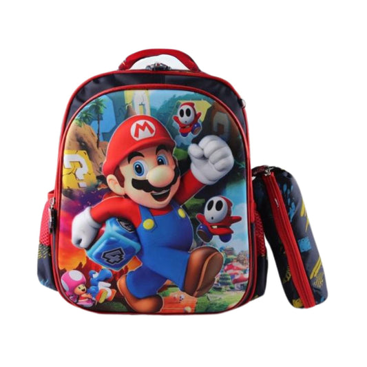G241 Mario Bros Backpack & Pencil Case