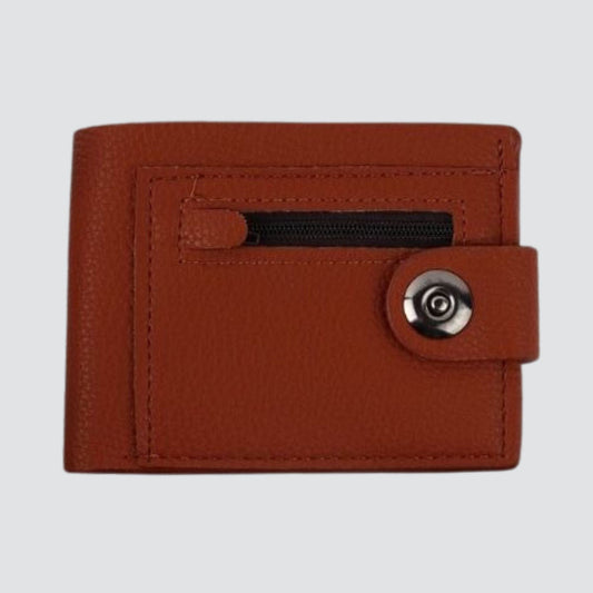 Tan Men's Faux Leather Wallet