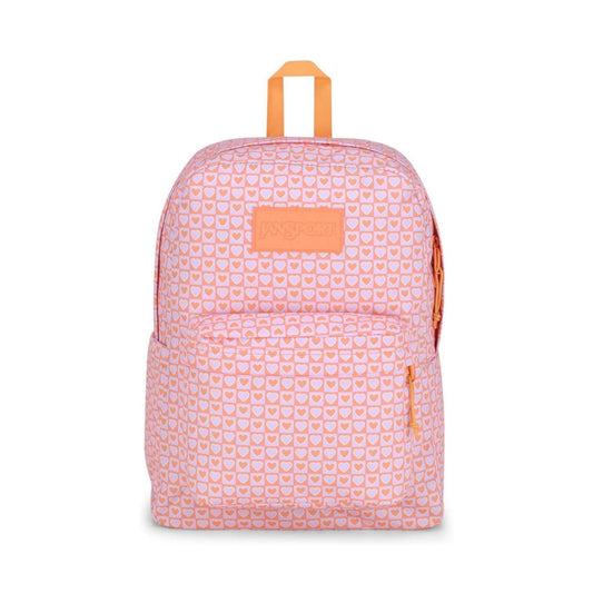 Jansport Superbreak Hyped Hearts Pink