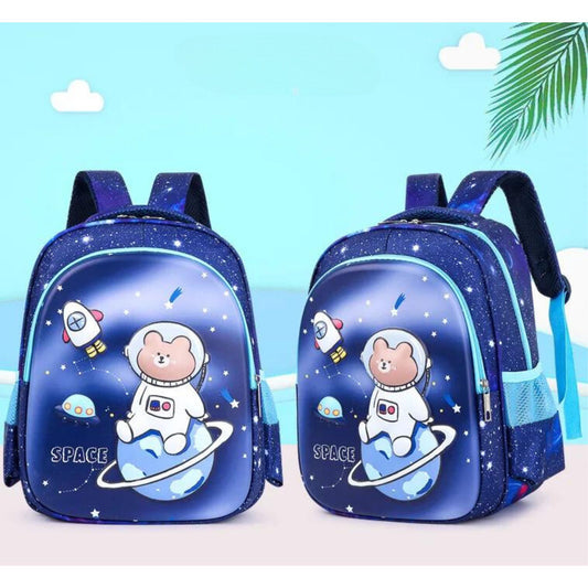 1021 3D Space Bear 12" Backpack