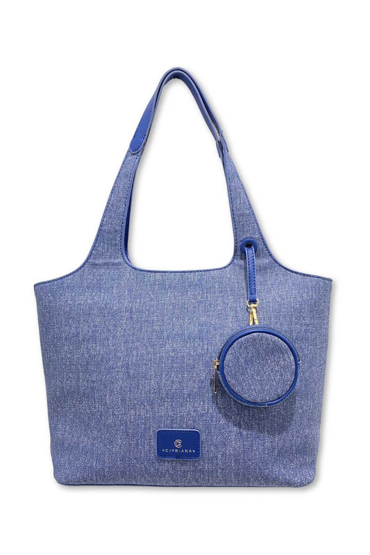 DS2427H Cipriana Tote Handbag with Keychain Pouch