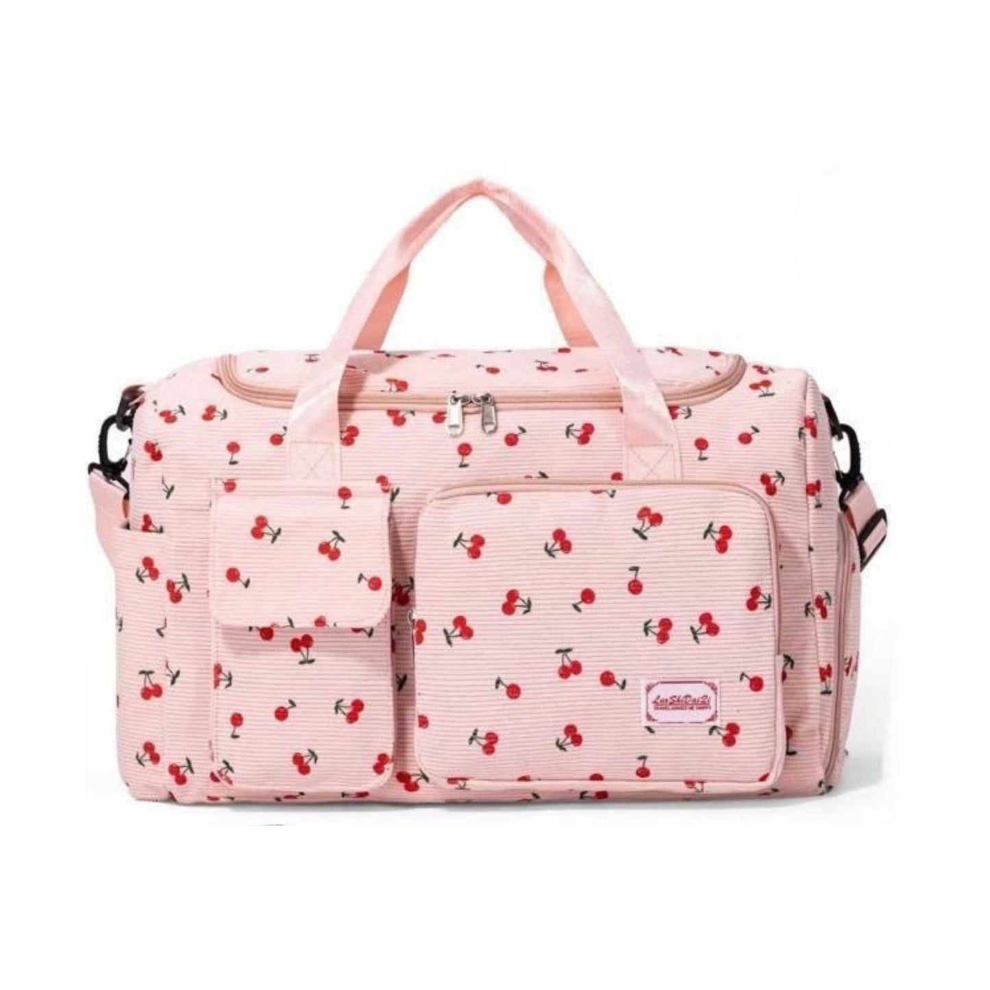 AB203 Cherry Print Duffel Bag