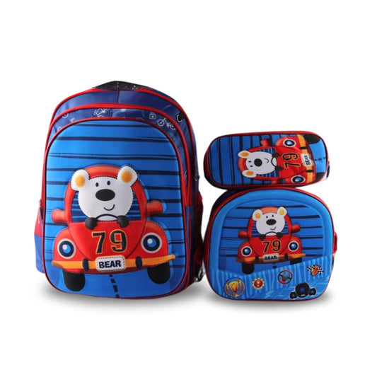 G171 Bear 3-Piece Backpack Set