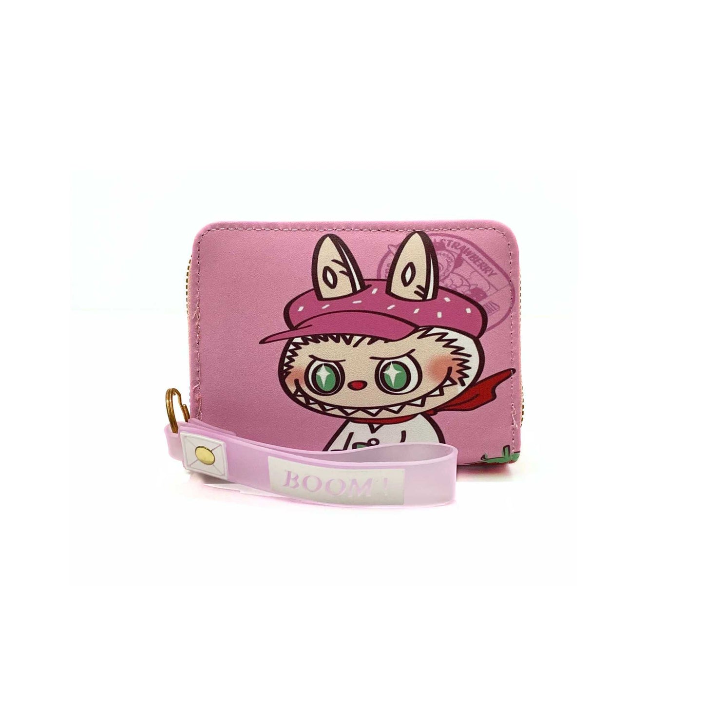 S3798 Labubu Mini Wallet with Wristlet strap