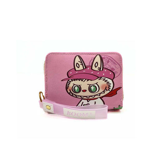 S3798 Labubu Mini Wallet with Wristlet strap