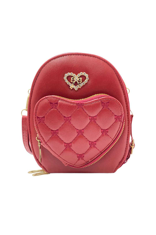 S3672 Heart Crossbody Bag