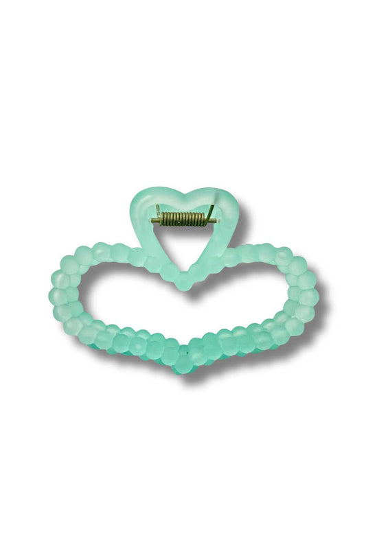 457 Heart-Shaped Hair Claw Clip