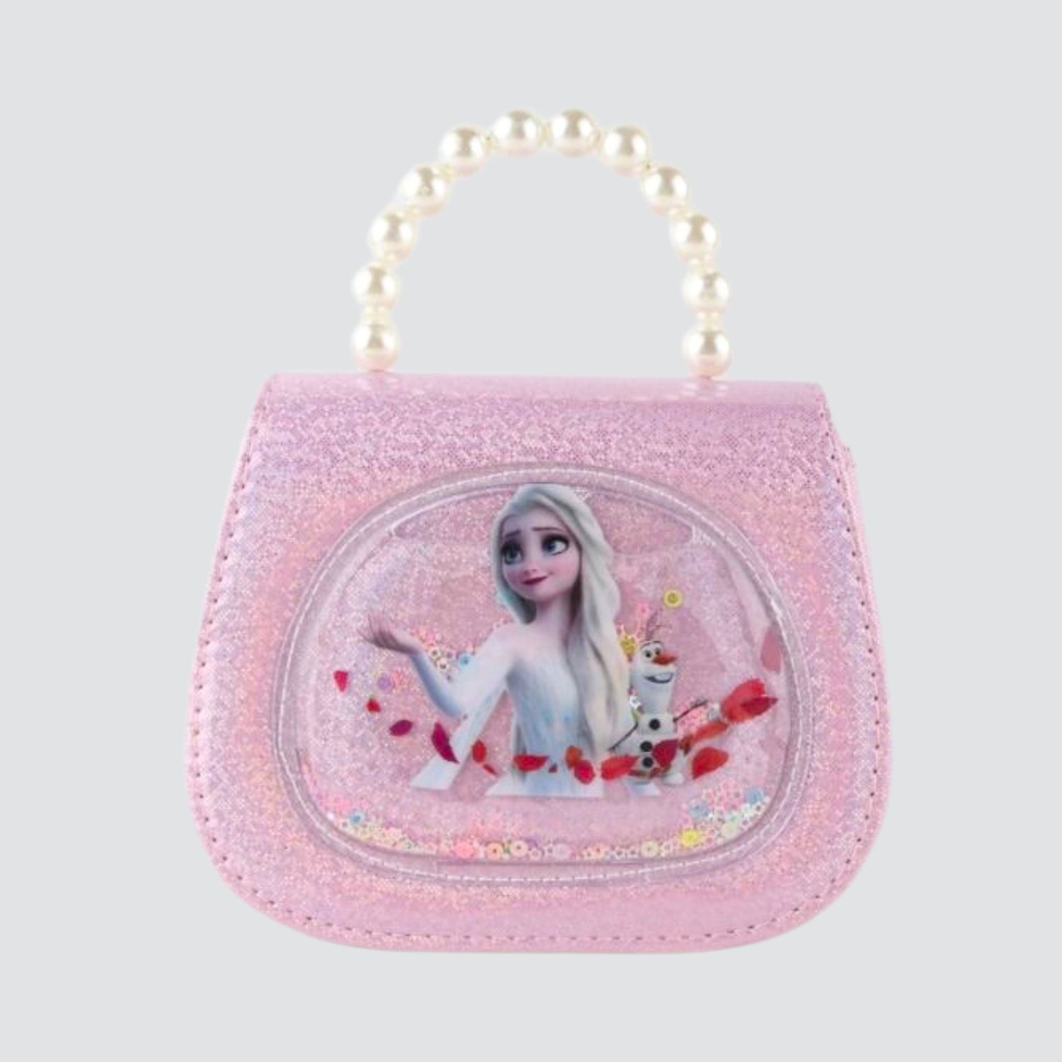 Light Pink Frozen Handbag / Crossbody Bag