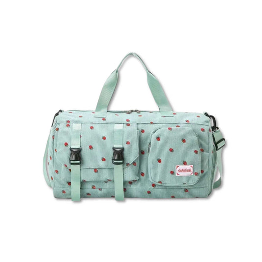 AB333 Strawberry Print Duffel Bag