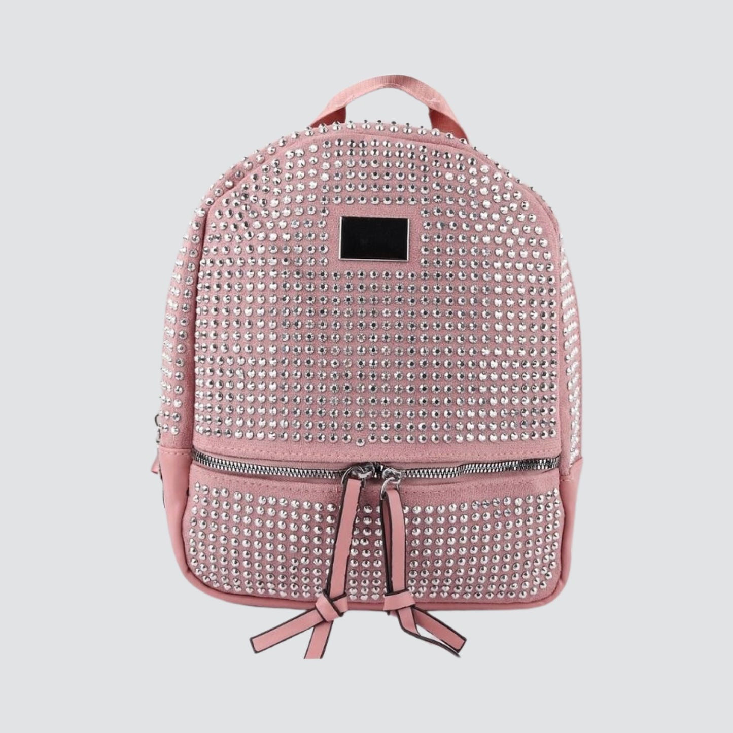 Pink Rhinestone Fashion Backpack
