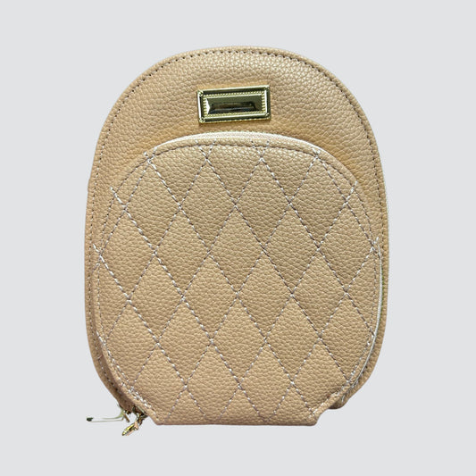 Light Pink Rounded Crossbody Bag