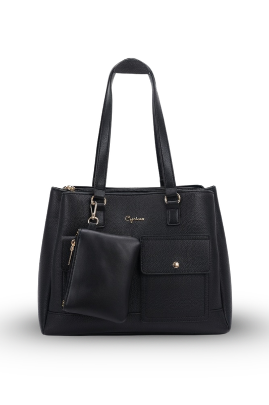 Cipriana Tote Handbag with Matching Pouch