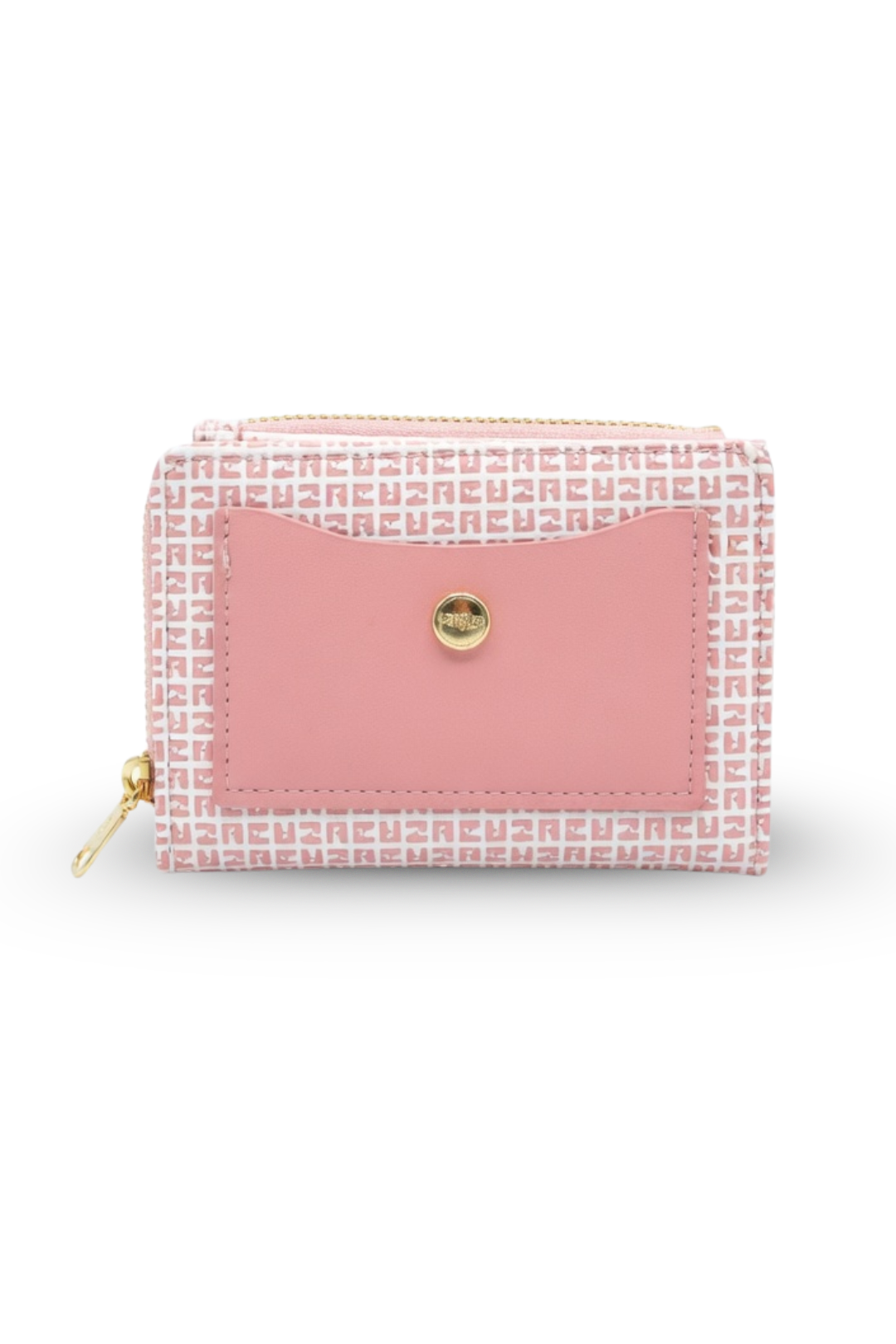 Pattern Trim Card Wallet