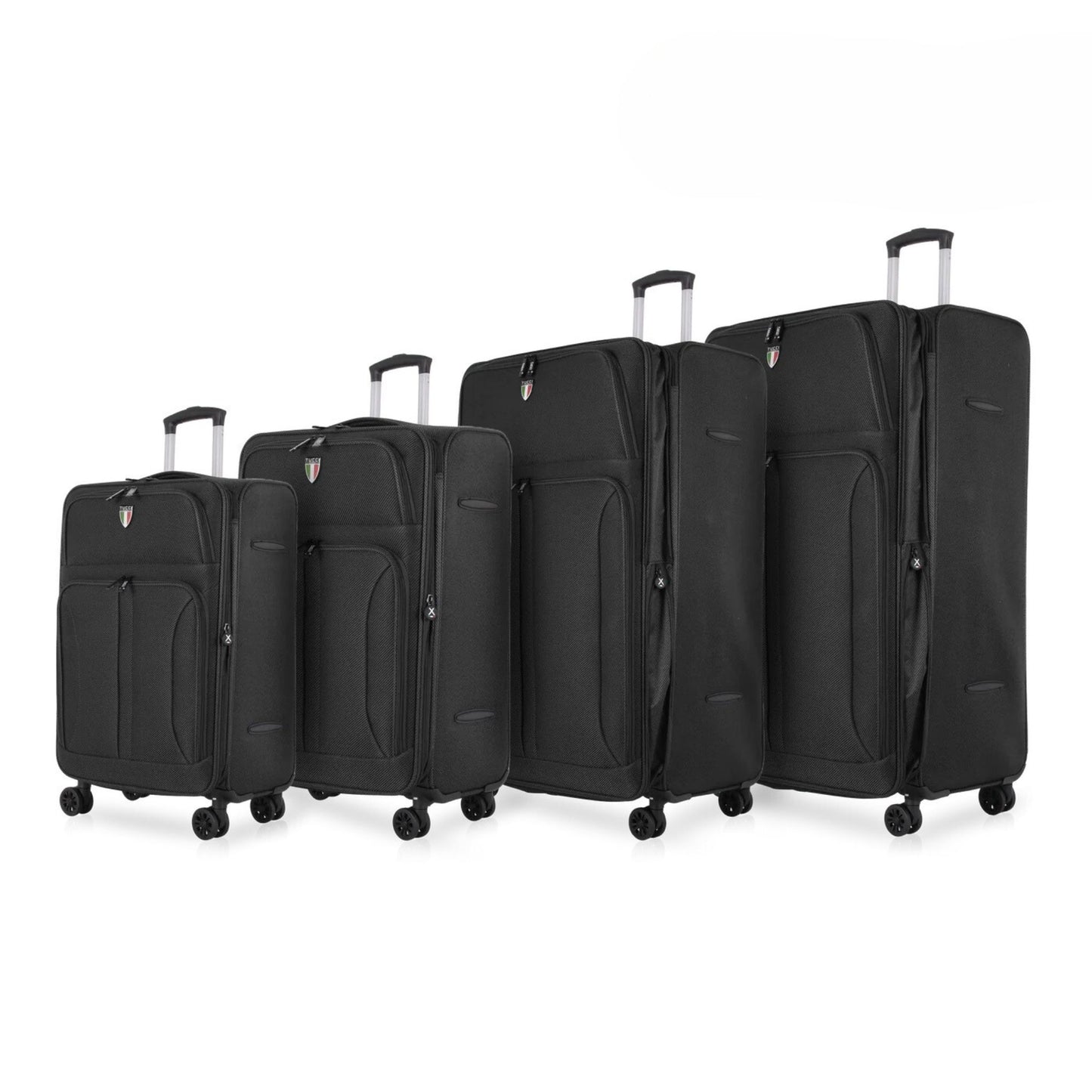 Tucci Black Softside Luggages