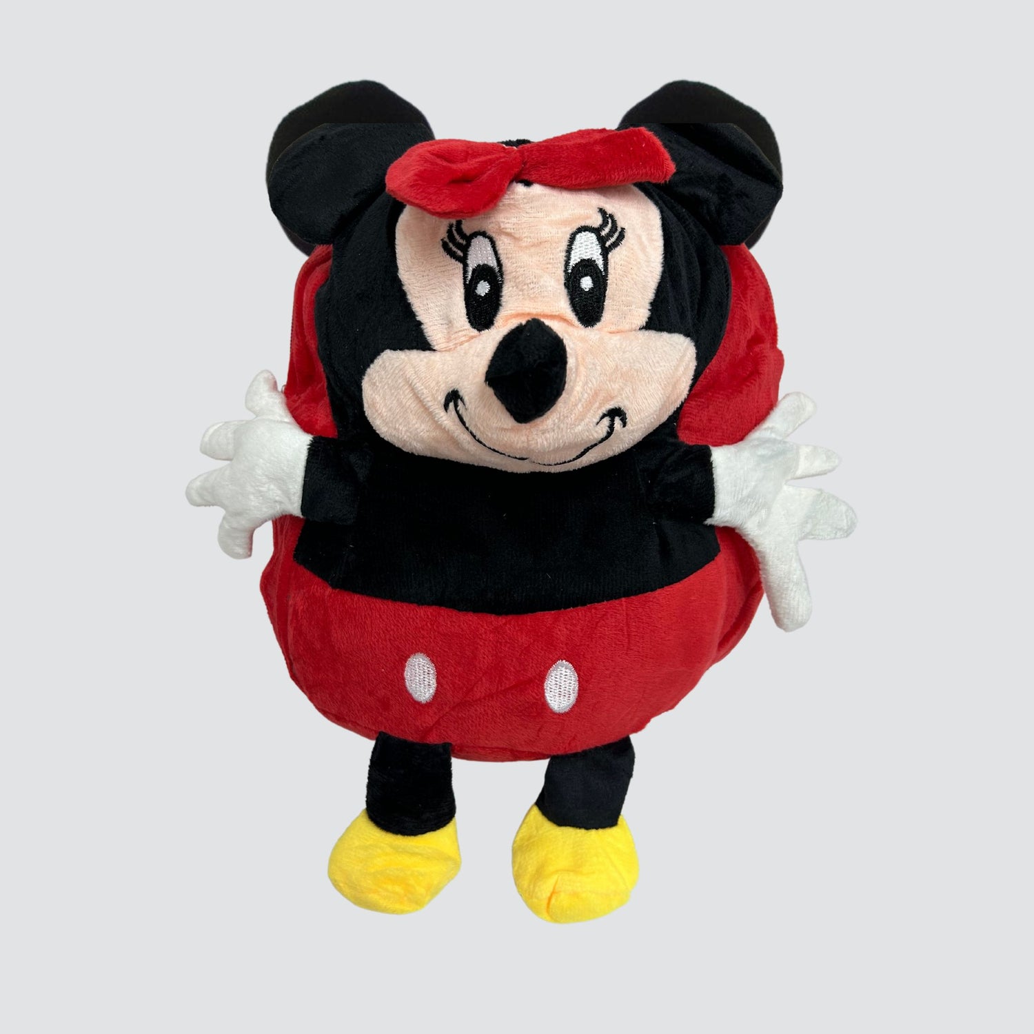 Red Minnie Mouse Plush Backpack