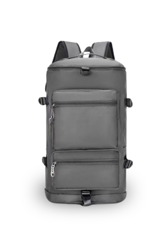 Convertible Travel Duffle Backpack with Multi-Pocket Storage
