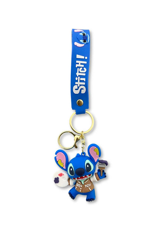 C80 Silicone 3D Stitch Keychain
