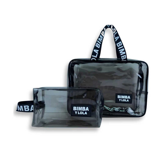 AB159 Clear Multipurpose 2 Peice Pouch Set